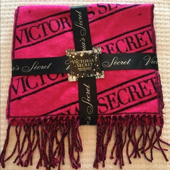 Victoria's Secret Woven Logo Scarf - Picture 1 of 6